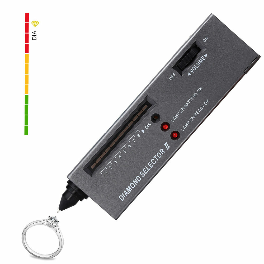 Portable Diamond Gem Tester Selector V2 with Case Gemstone Platform Jeweler tool