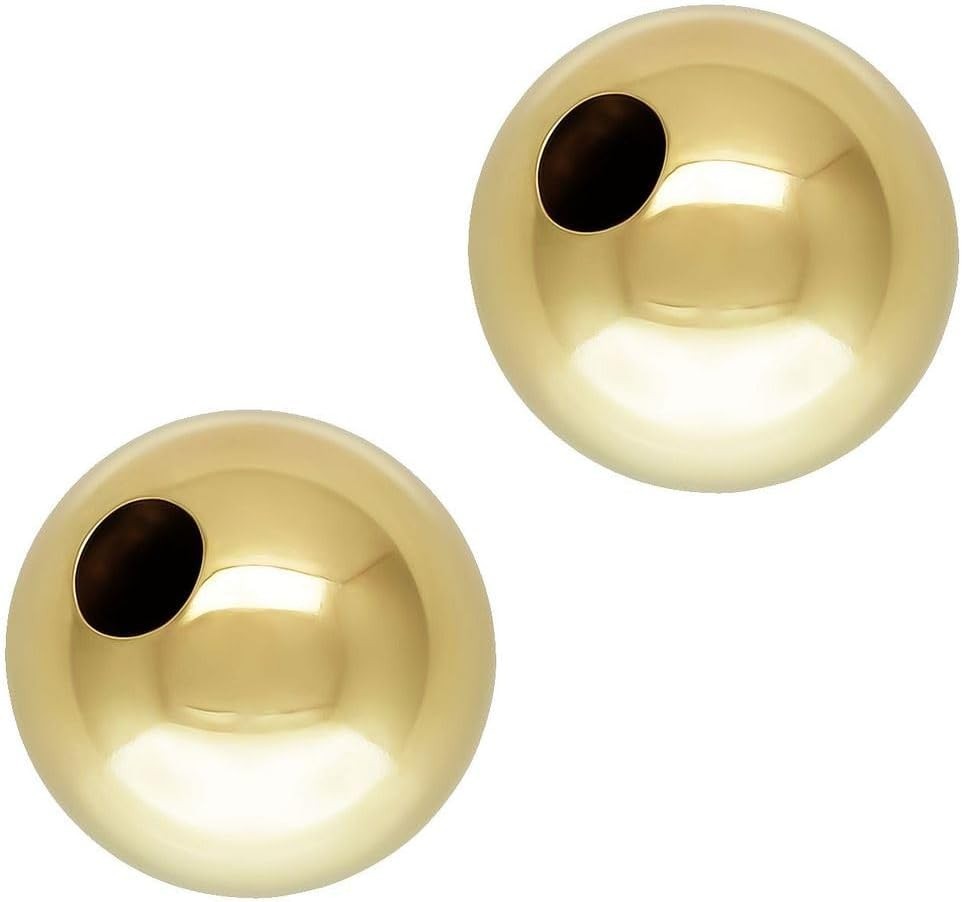 100pcs Real 1/20 14K Gold Filled Seamless 2mm 0.08 Inch Tiny Small Round Loos…