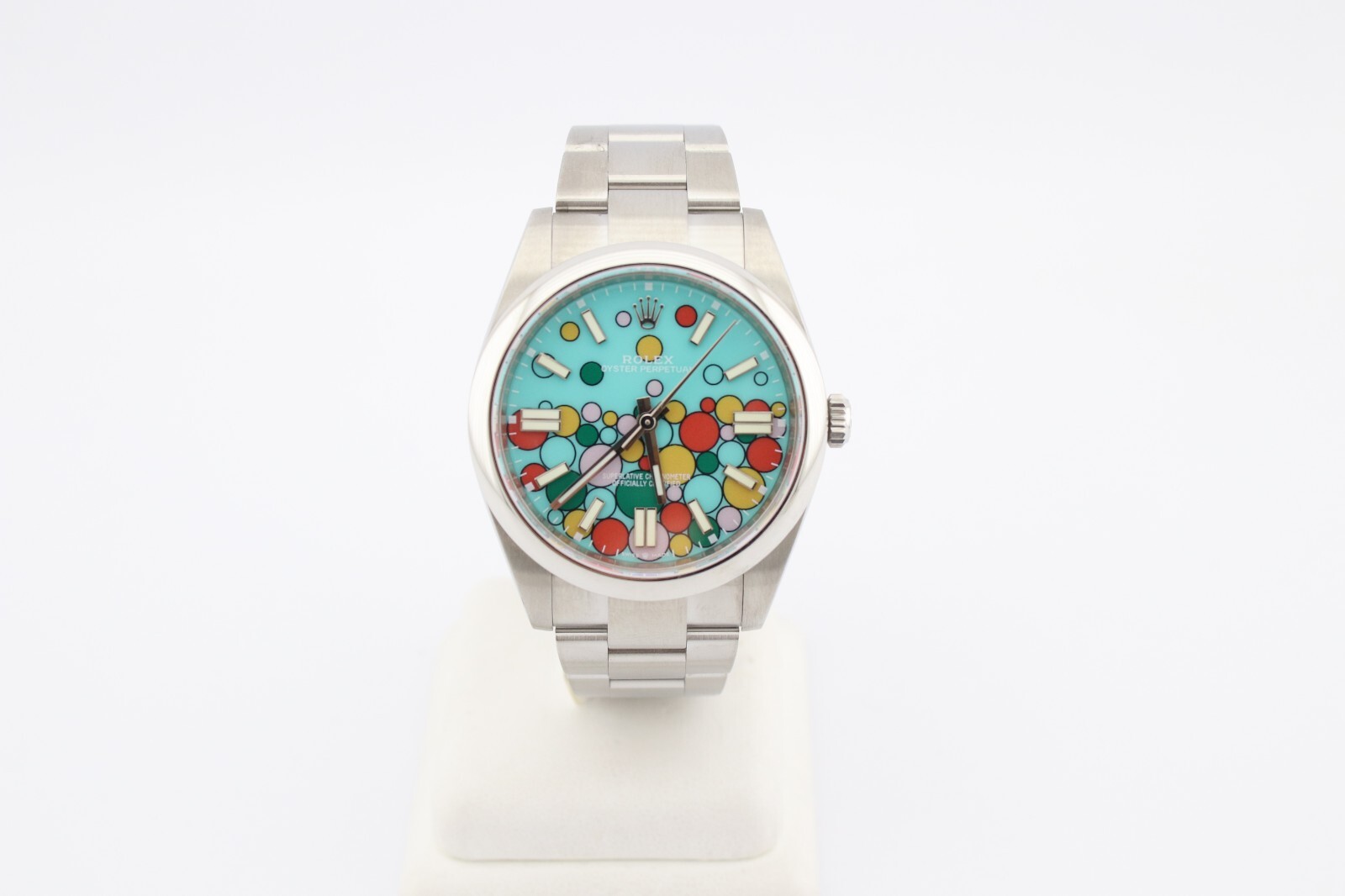 Rolex 124300 Oyster Perpetual 41mm Custom Celebration Dial