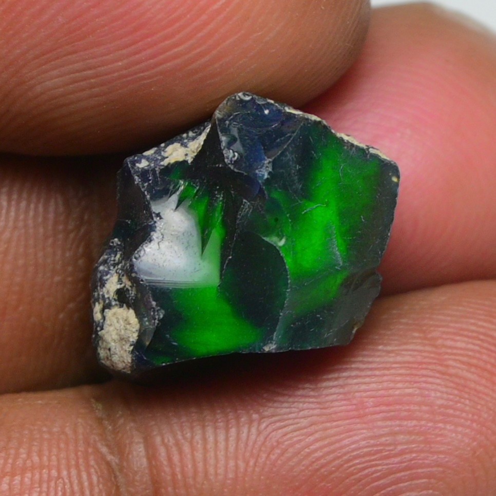 Natural Ethiopian Black Opal Rough 8.90 Ct – Ideal for Jewelry, Welo Fire Opal