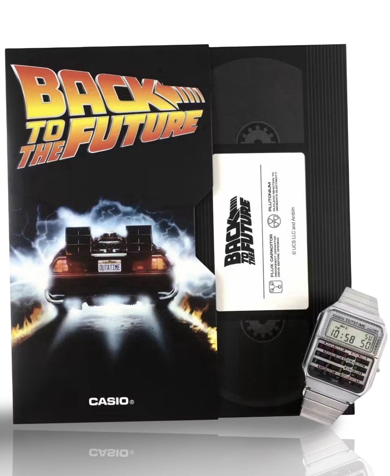 CASIO Back To The Future Limited Edition Watch CA-500WEBF-1A New Open Box