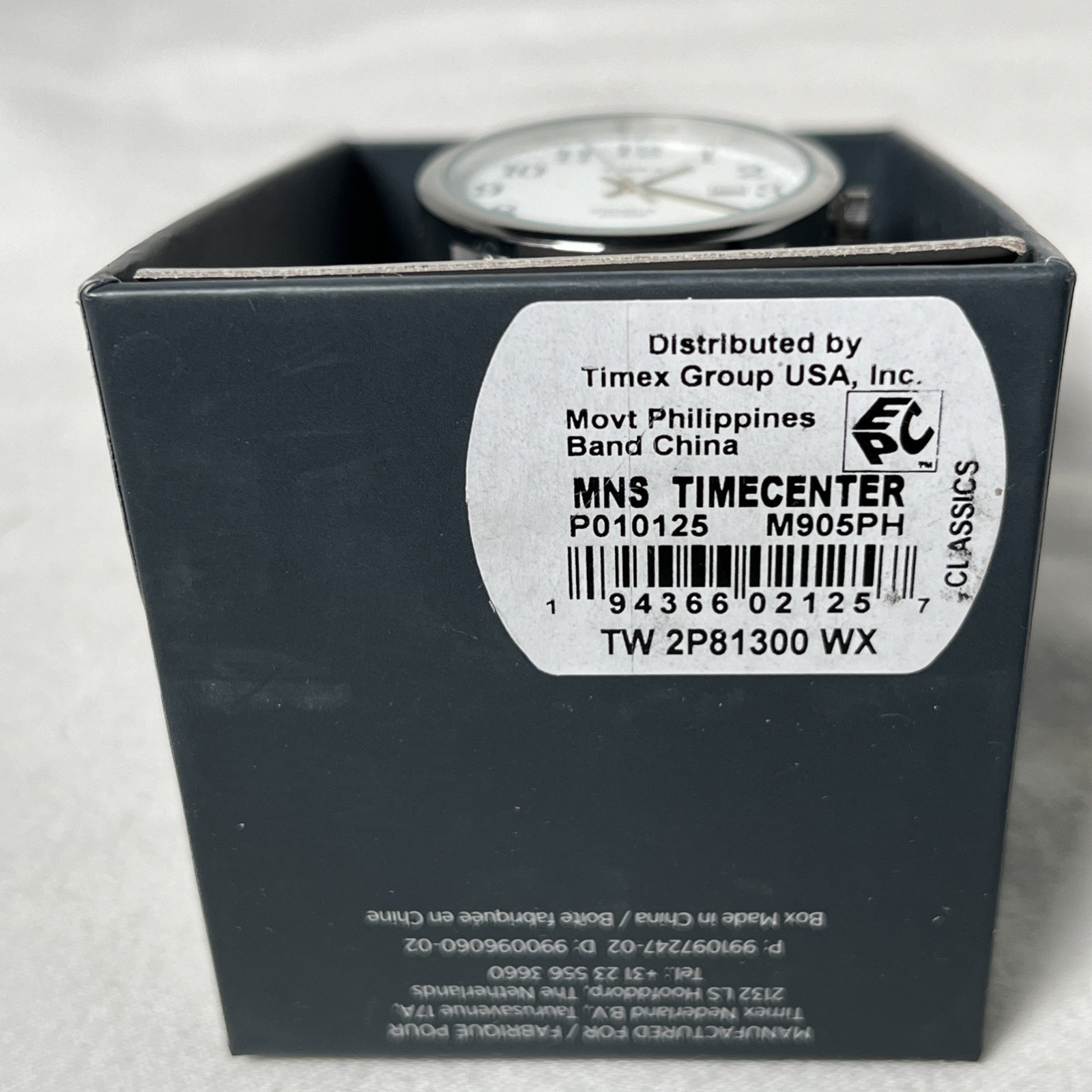 Timex Men’s Watch TW2P81300 Easy Reader Date 38mm Expansion Band New
