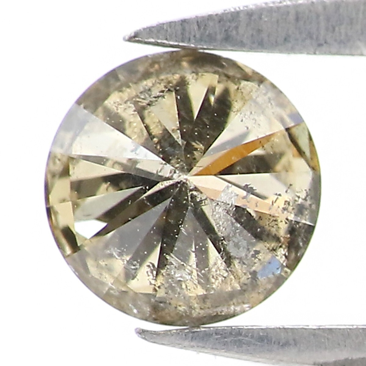 0.36 Ct Natural Loose Round Cut Diamond 4.65 MM Light Green Color Diamond KQ2595