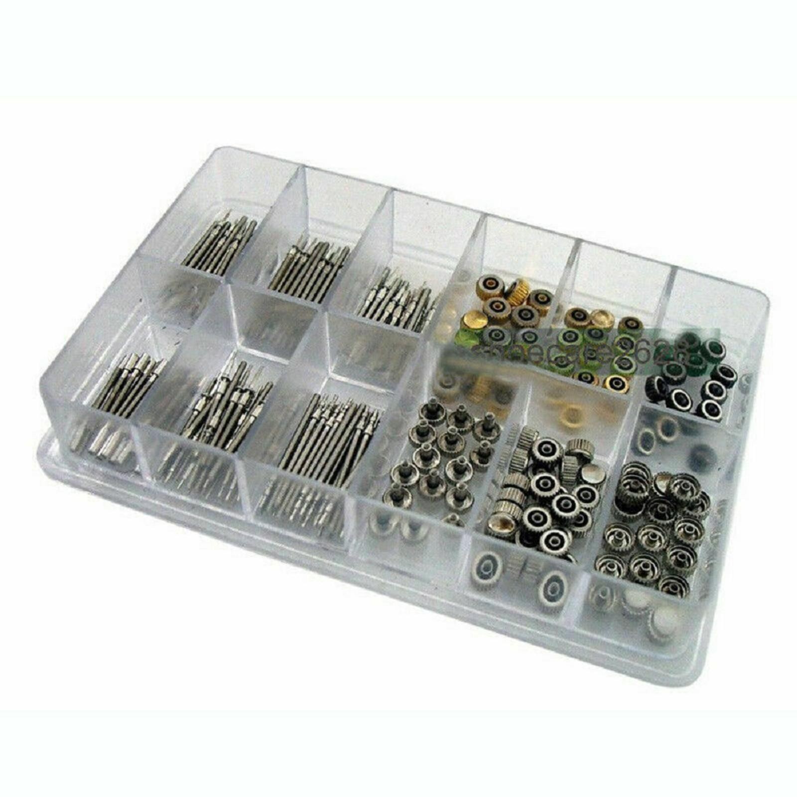 1 Set Watch Stem Watch Crown Parts Box Set Assortment Quartz Watches Parts