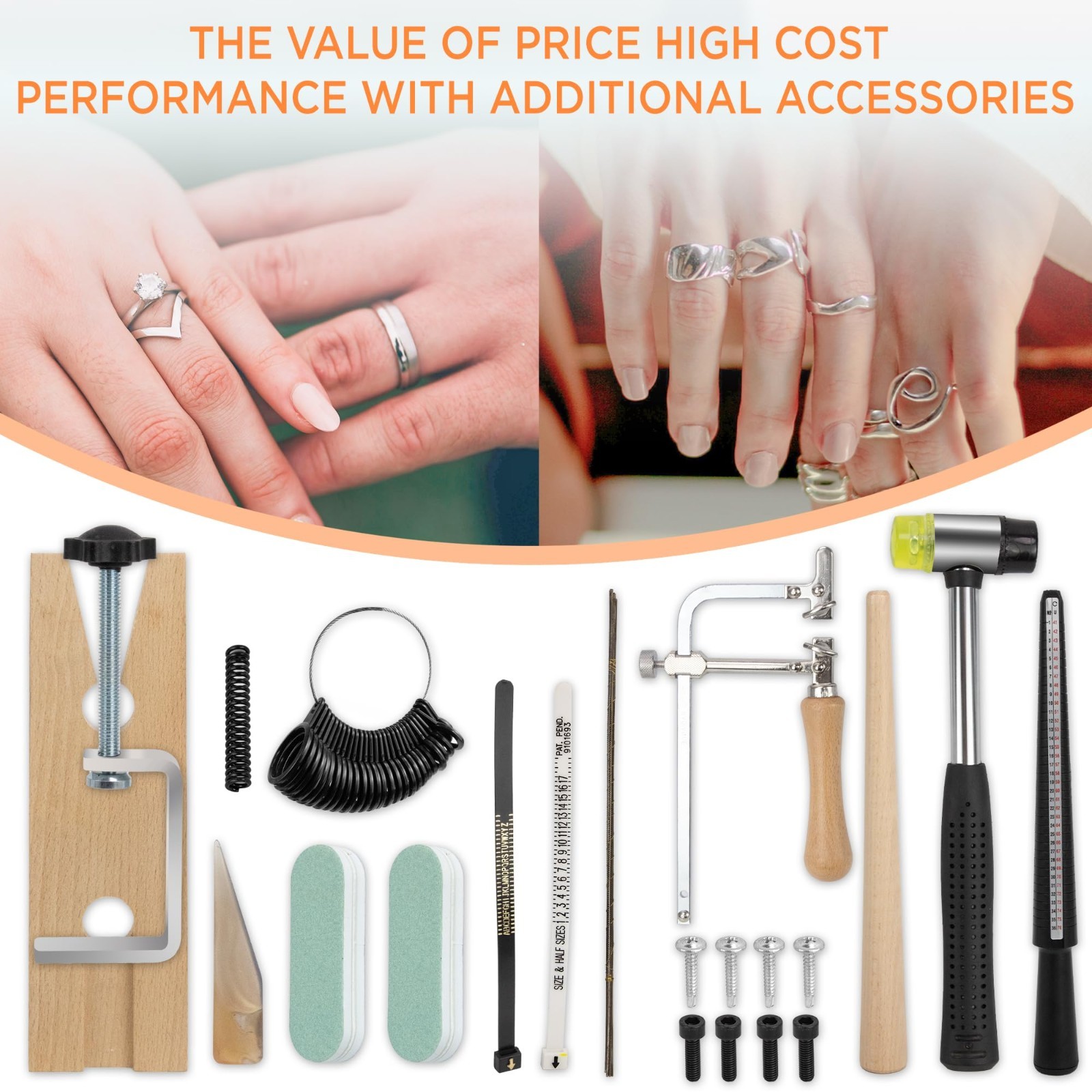 Heavy Duty Ring Bender Tool for Spoon Rings – 3-in-1 Jewelry Saw & Complete Set