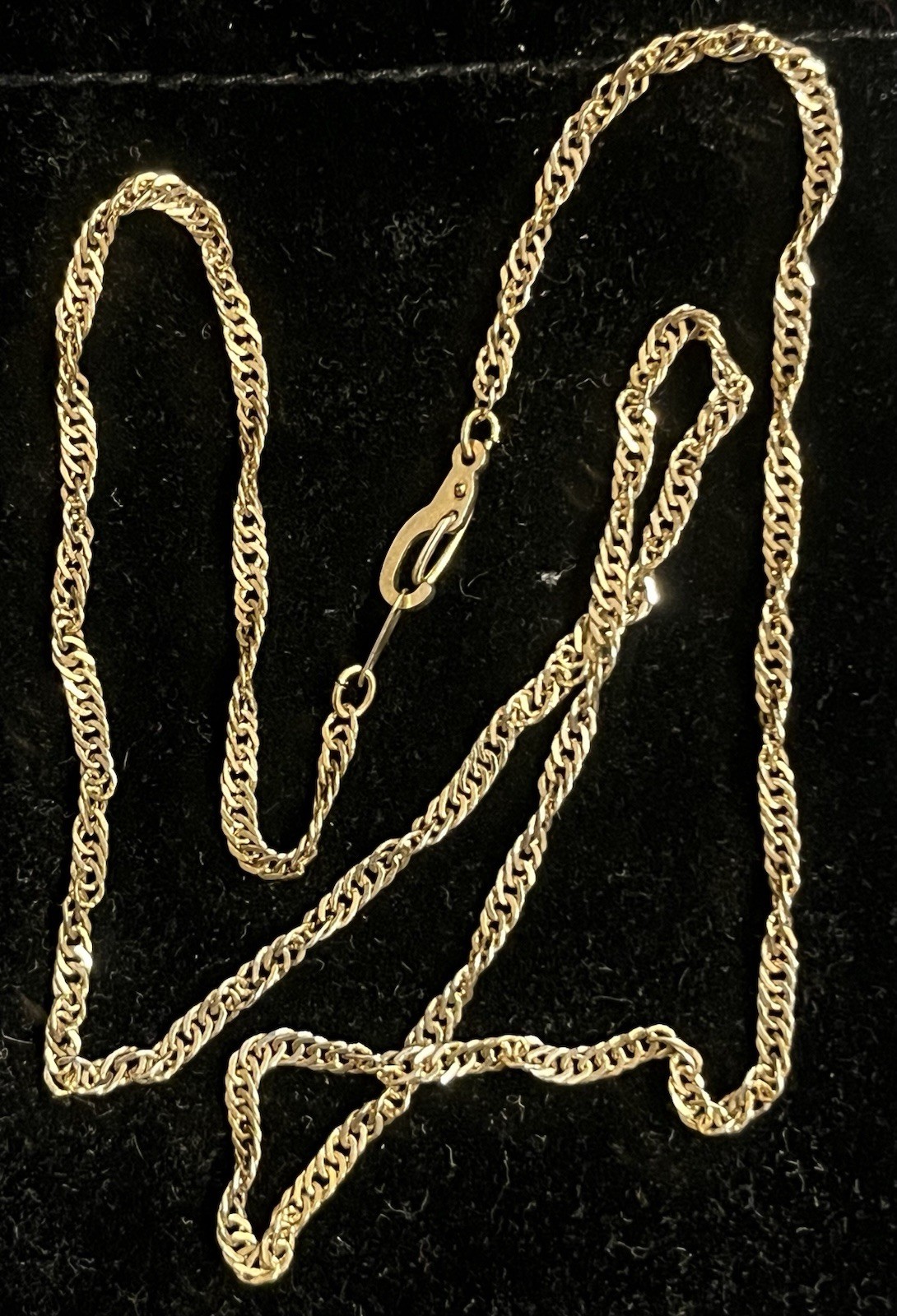 14KT GP Jewelry (2 Necklaces & 3 Bracelets) Wearable – .77 oz / 23.8 Grams