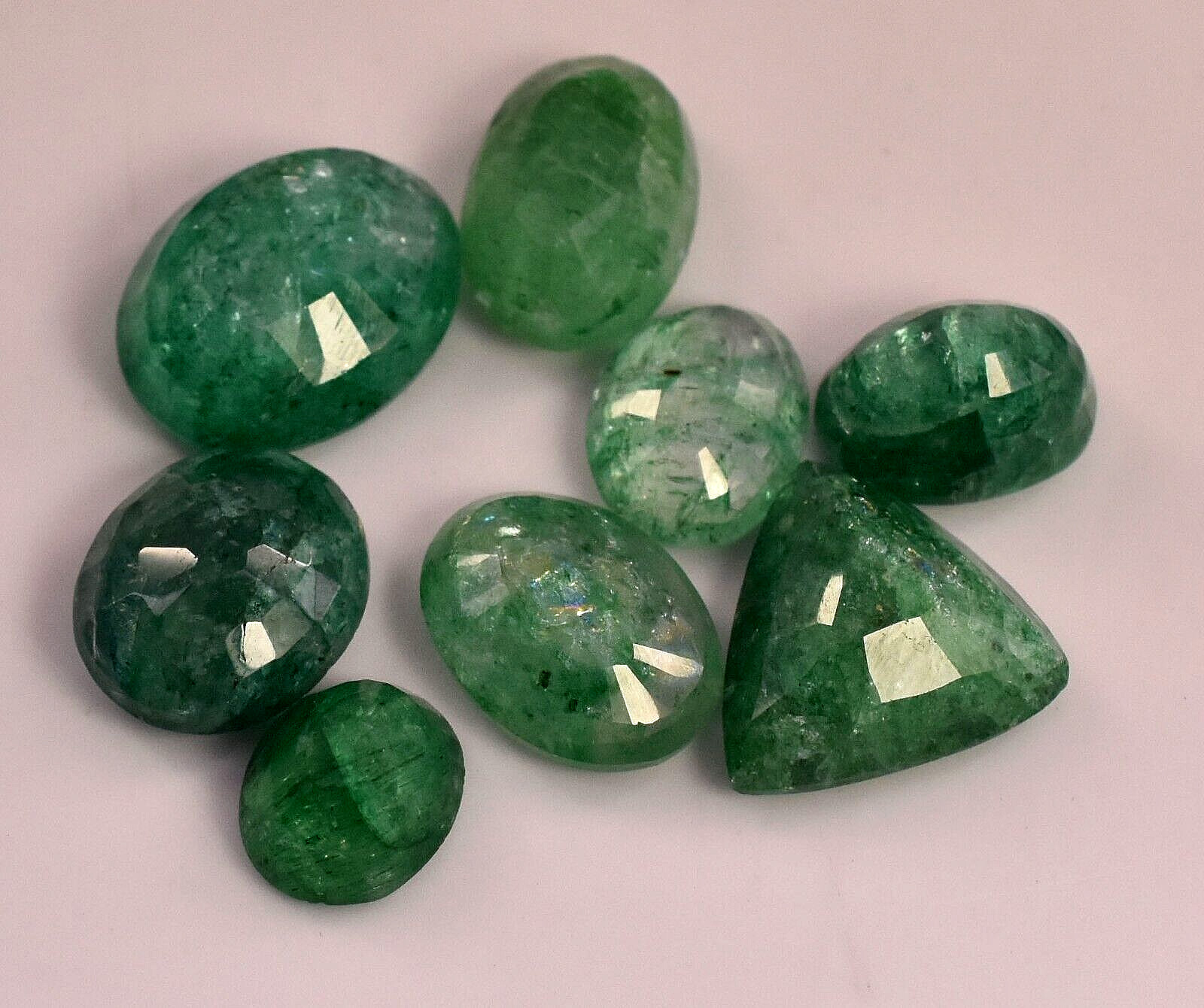 26.75 Ct Natural Green Beryl Colombian Emerald Loose Lot Gemstone