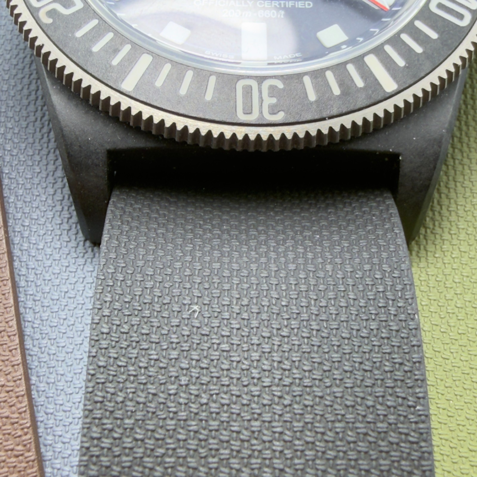 Tudor Pelagos FXD Single Pass Rubber Straps 22mm Black Blue Green Brown Grey