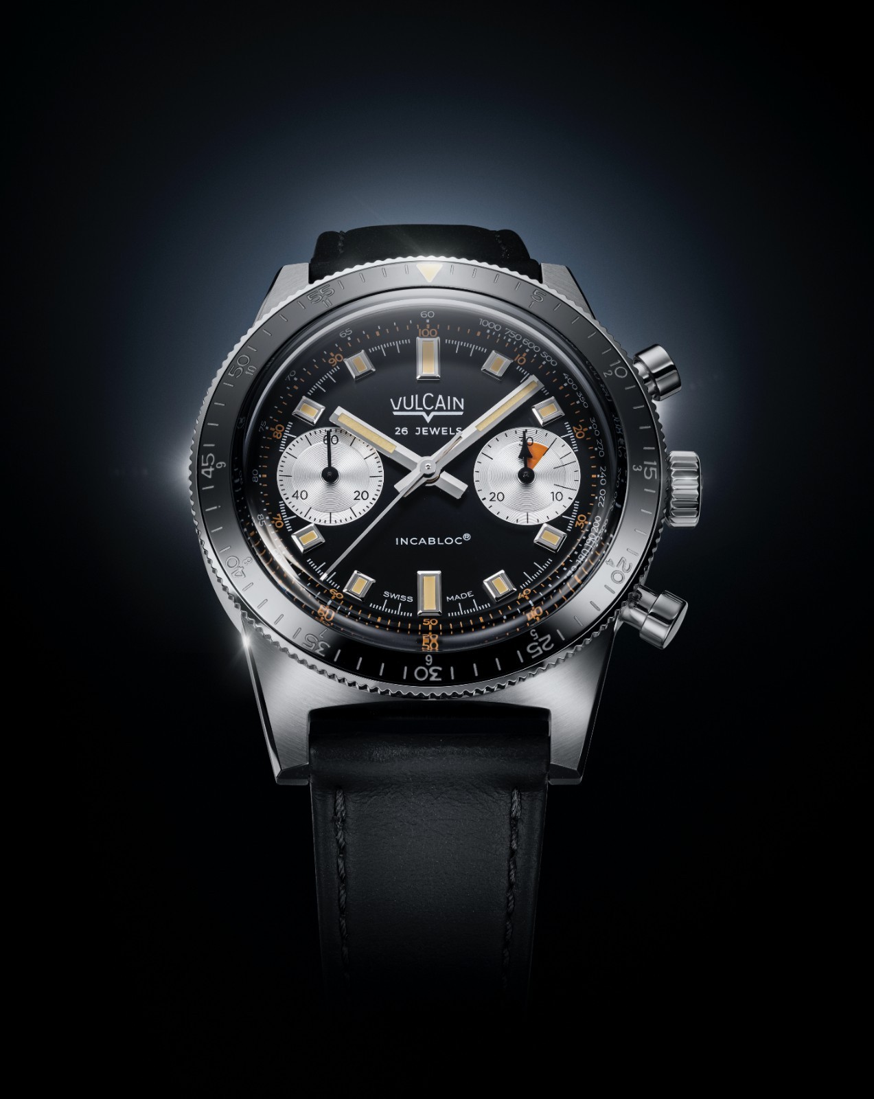 Vulcain Skindiver Chronograph 39.7mm Stainless Steel Automatic Authorized Dealer