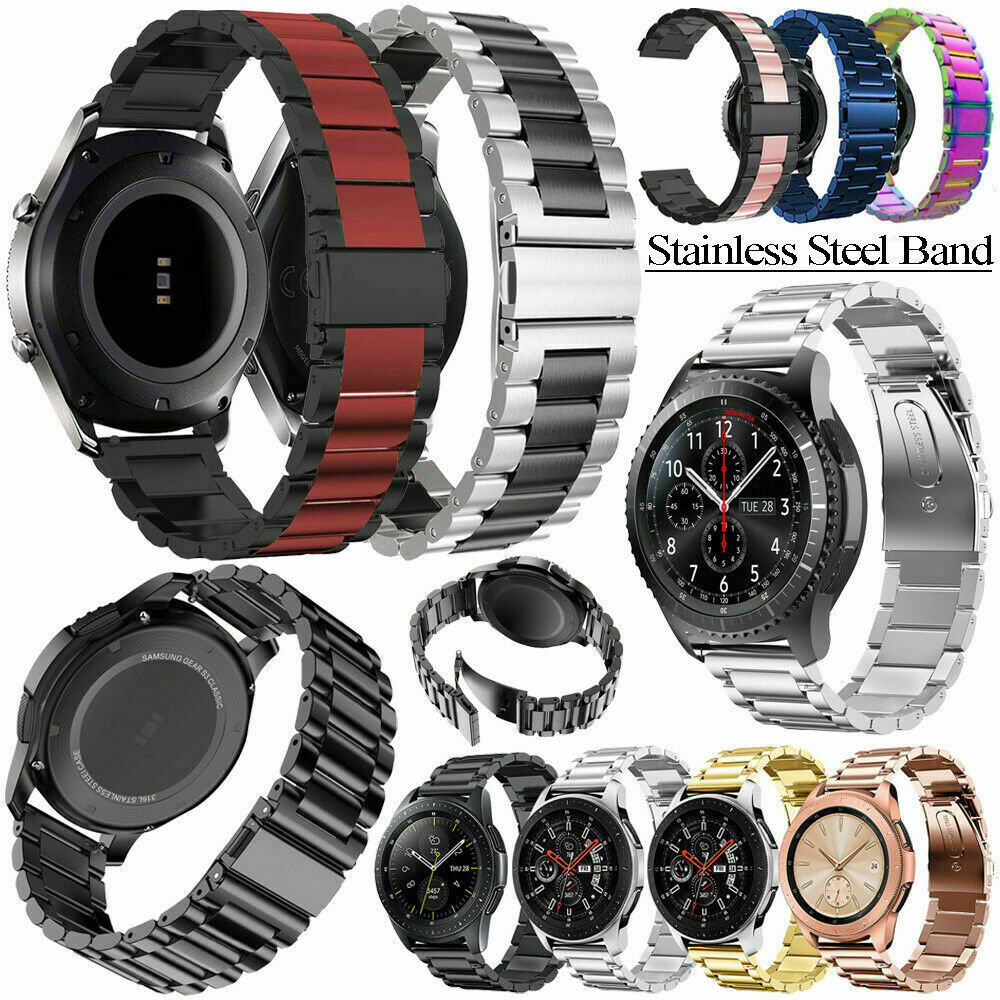 For Samsung Galaxy Watch 3 41mm 45mm Stainless Steel Strap Watch Band Wristband