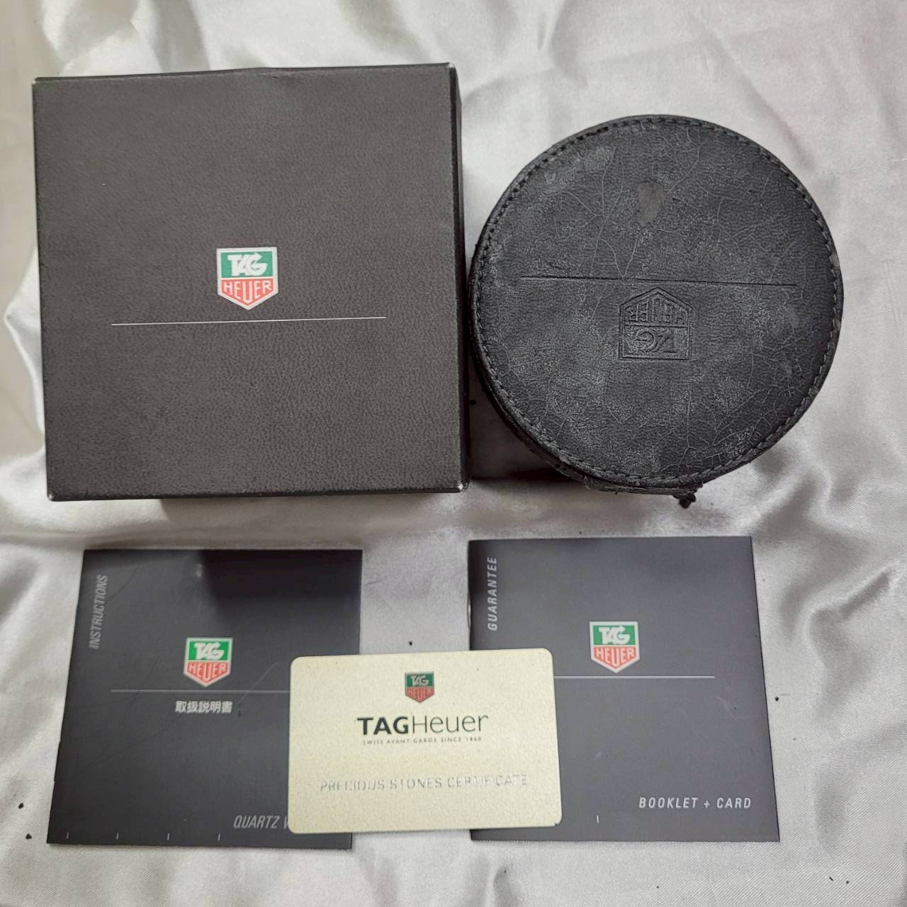 Genuine Tag Heuer Watch Box Formula One F1 Booklet Certificate Card Outer Box