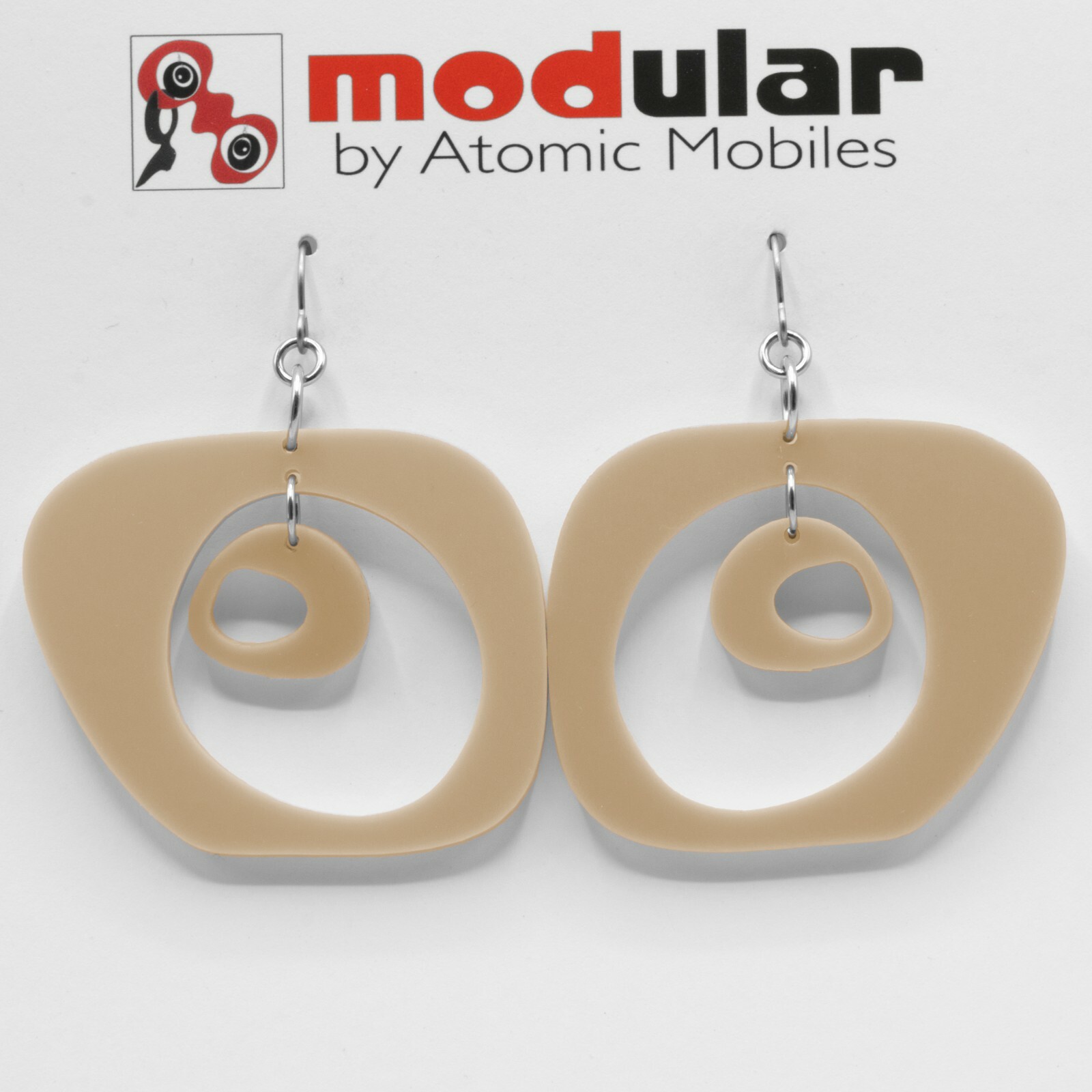 PARIS Statement Earrings – MOD Retro Mid Century Modern Style Gift For Her