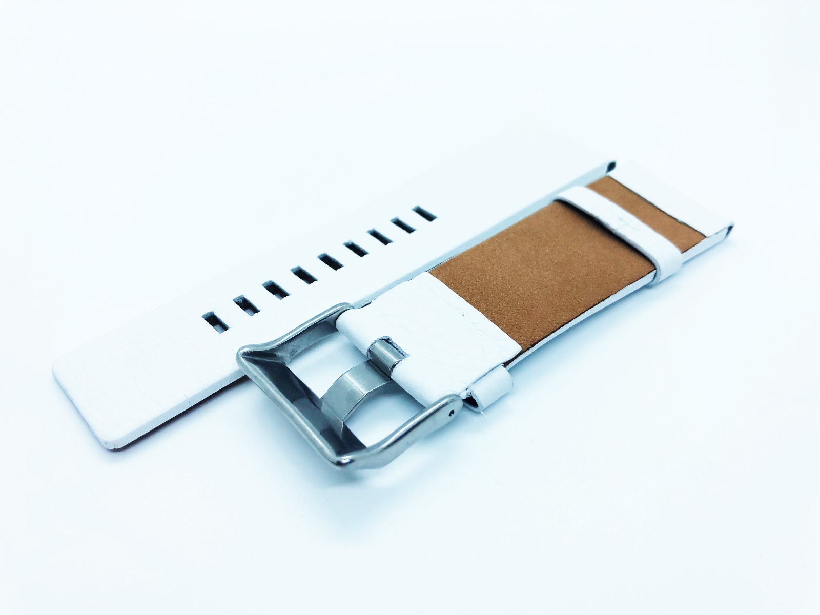 White Genuine Leather Strap Band fit Diesel DZ Watches 22 24 26 27 28 30 32 34mm