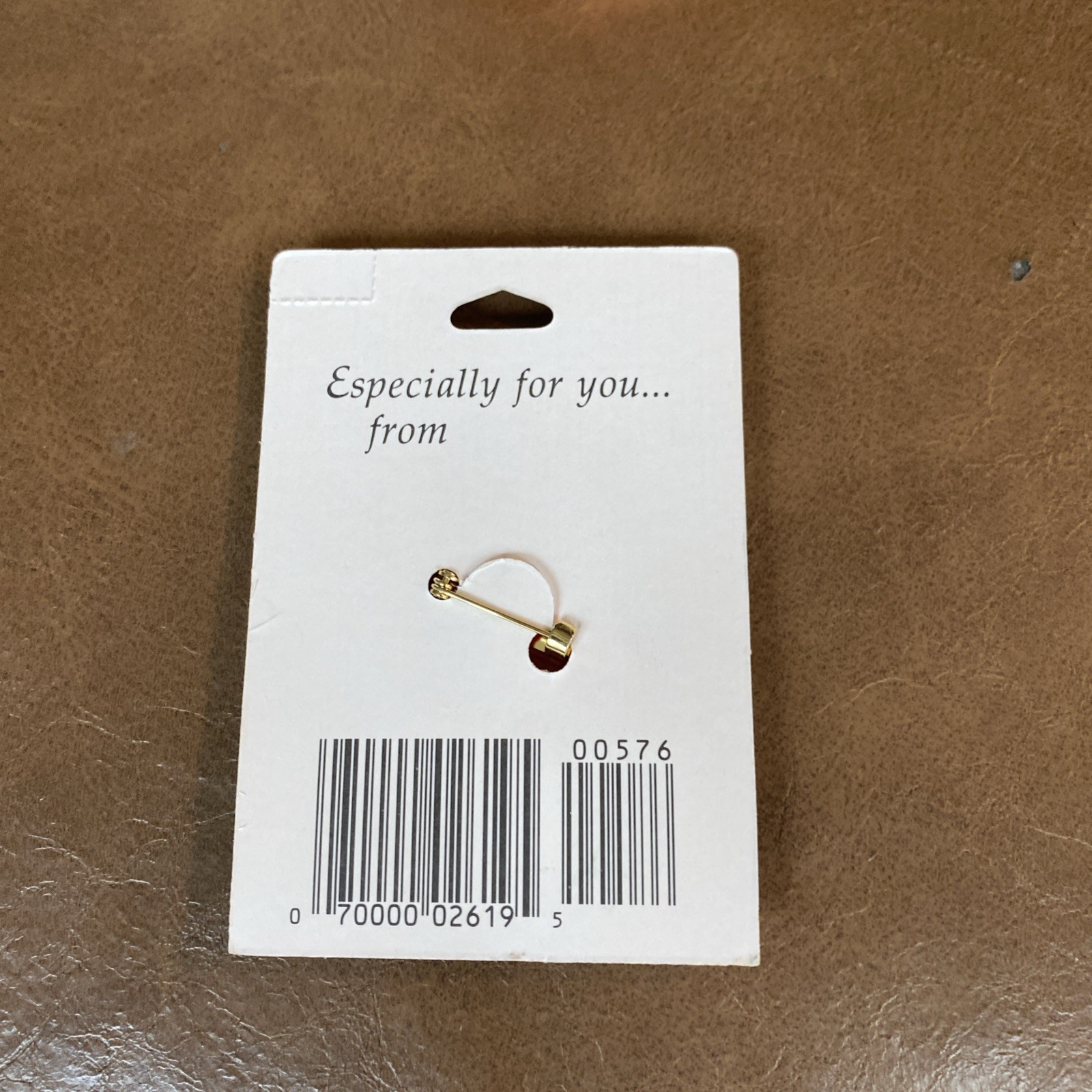 Vintage Hallmark Lapel Pin Heart Pin Original Card Collectible Valentine
