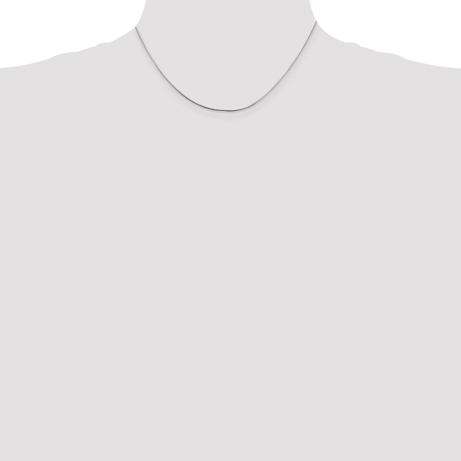 Sterling Silver .85mm Diamond-cut Snake Chain Necklace Mens Womens