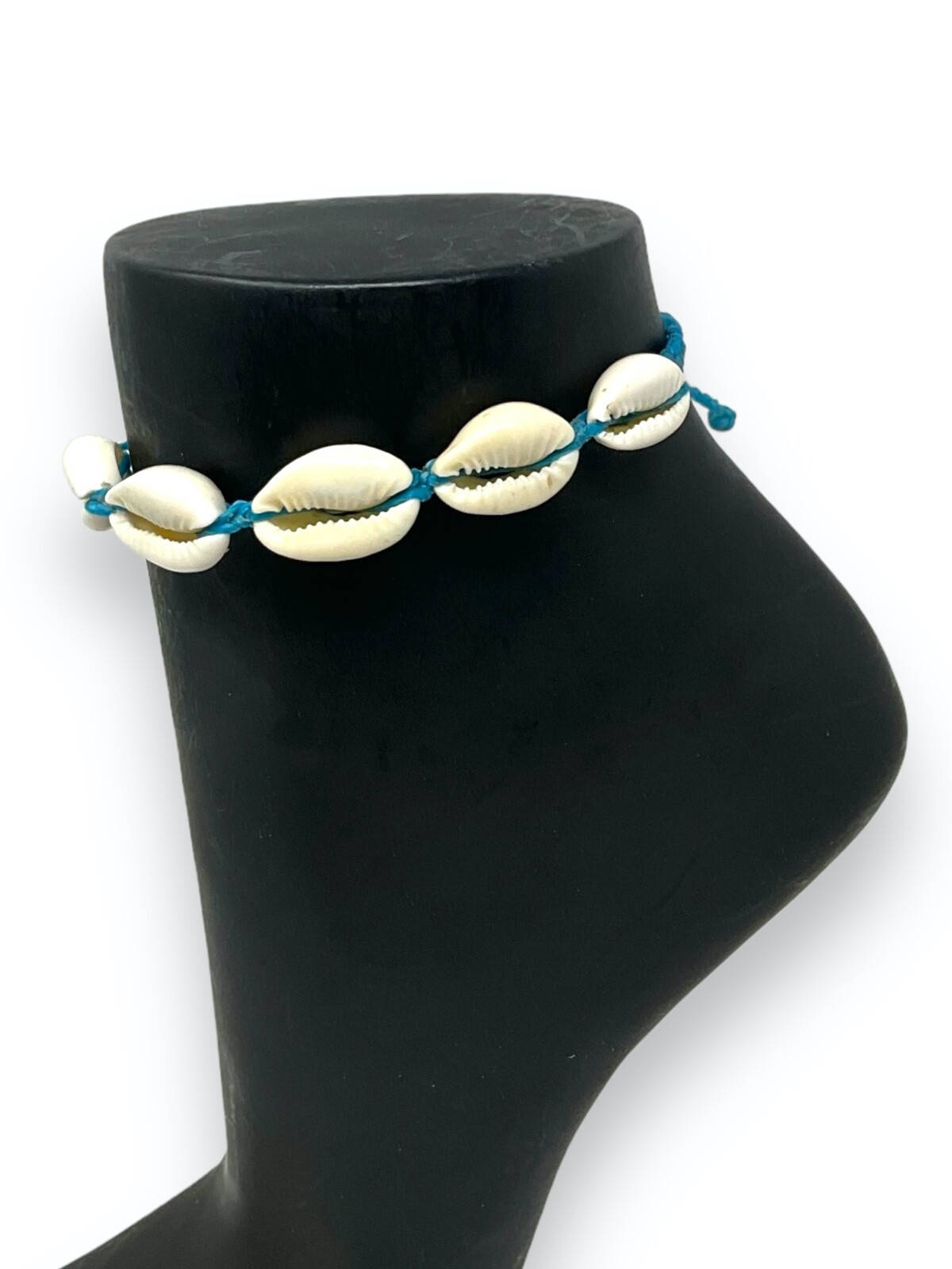 Adjustable Cowrie Shell Bracelet/Anklet – Versatile Handmade Seashell Jewelry