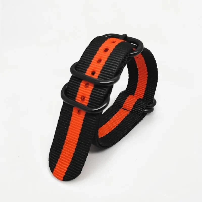 18mm 20mm 22mm Durable Military Woven Nylon Wrist Watch Band Quick Release Strap