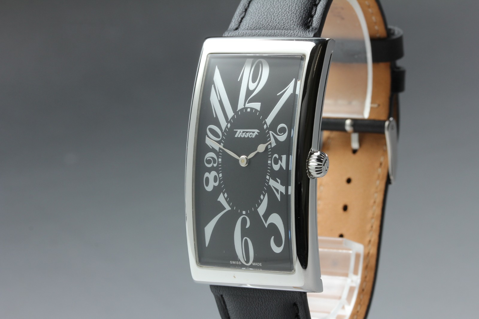 [Near MINT] Tissot Heritage Banana T117509A Black Dial Quartz Men’s Watch　　