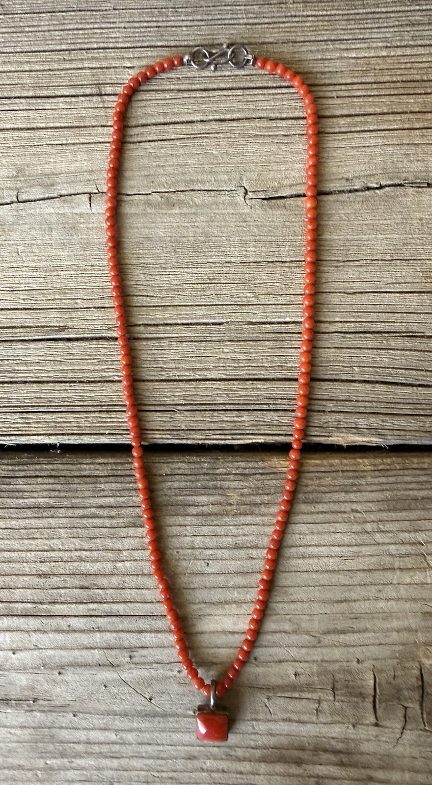 Sundance Catalog Jane Diaz Coral Necklace With Pendant