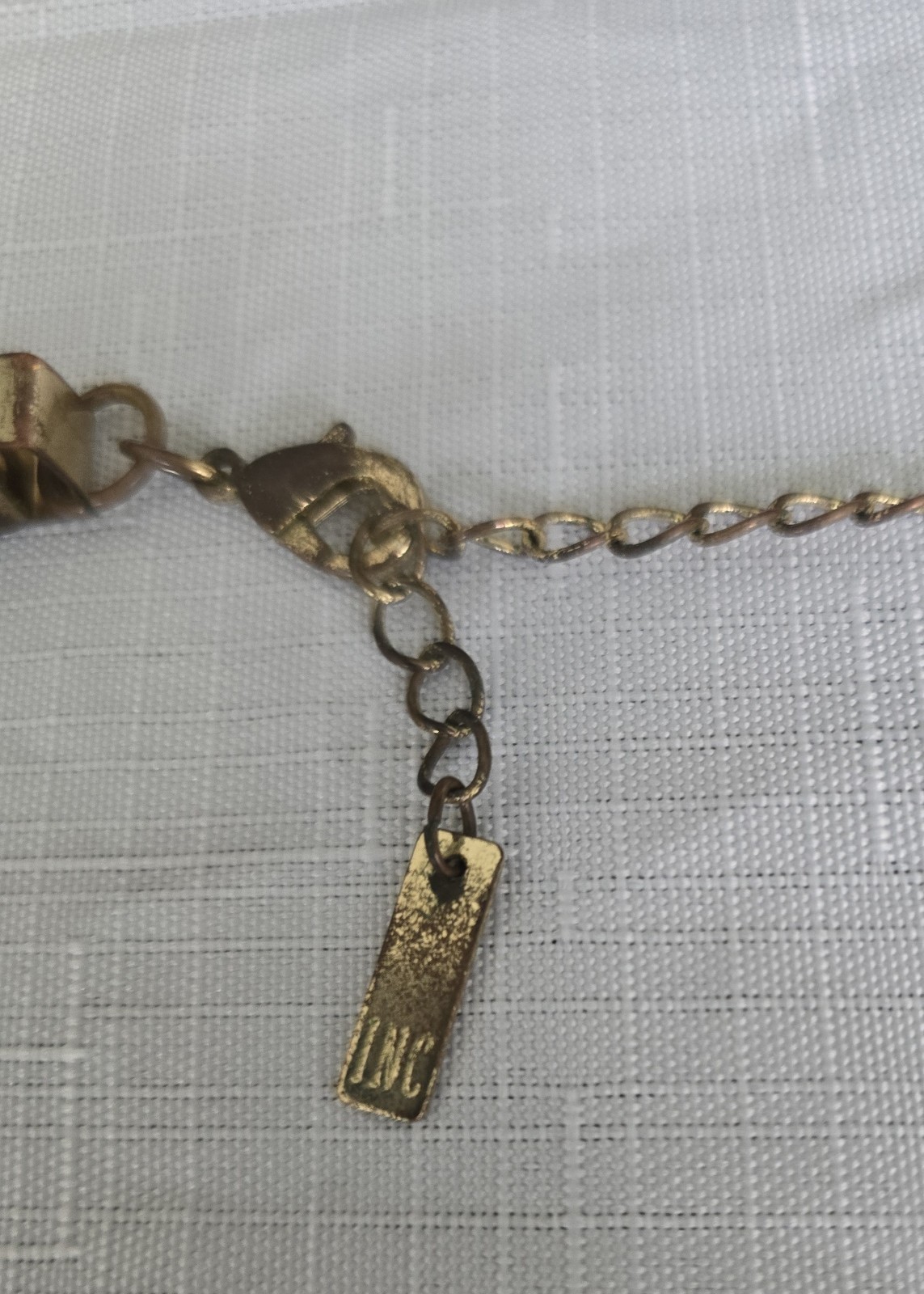 INC Internation Concepts Necklace Bibb Fashion Jewelry Mixed Media Floral