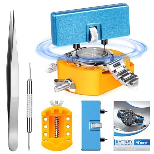 Watch Battery Replacement Tool Kit – Wrench Back Remover for Rotate Open Watch
