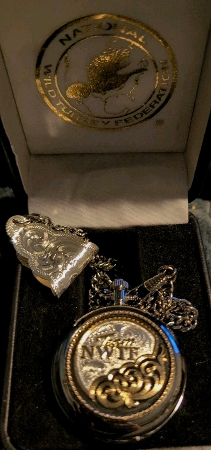 Montana Silversmth Pocket Watch Turkey Fed. #X5039 #06 w/Wrong box Unused Gift
