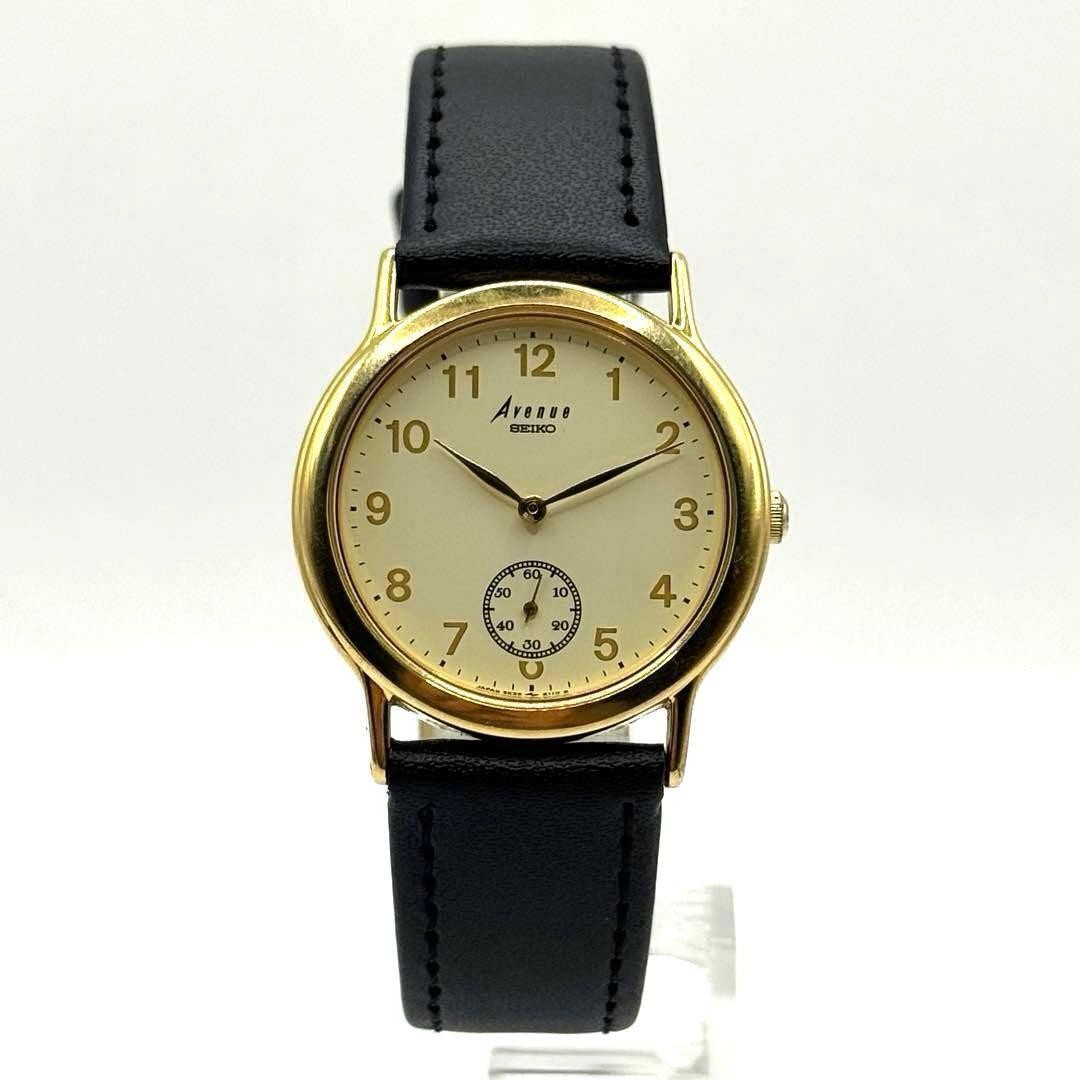 Working Item SEIKO Avenue Quartz New Battery Small Second Watch
