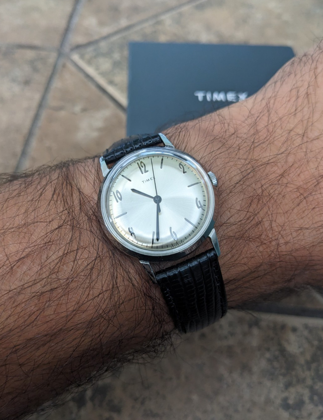 Timex Marlin Silver Men’s Watch Reissue. Vintage vibes; modern build