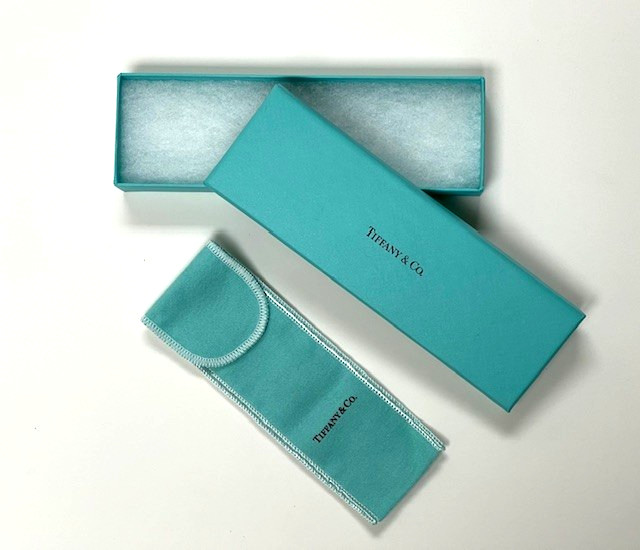 Tiffany & Co. Blue Box With Pouch 7″ x 2″x 1″