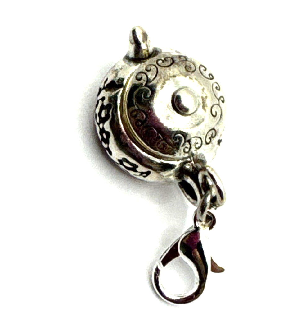 Brighton China Tales Teatime Tradition Cafe Chinese Food Silver Snap Charm