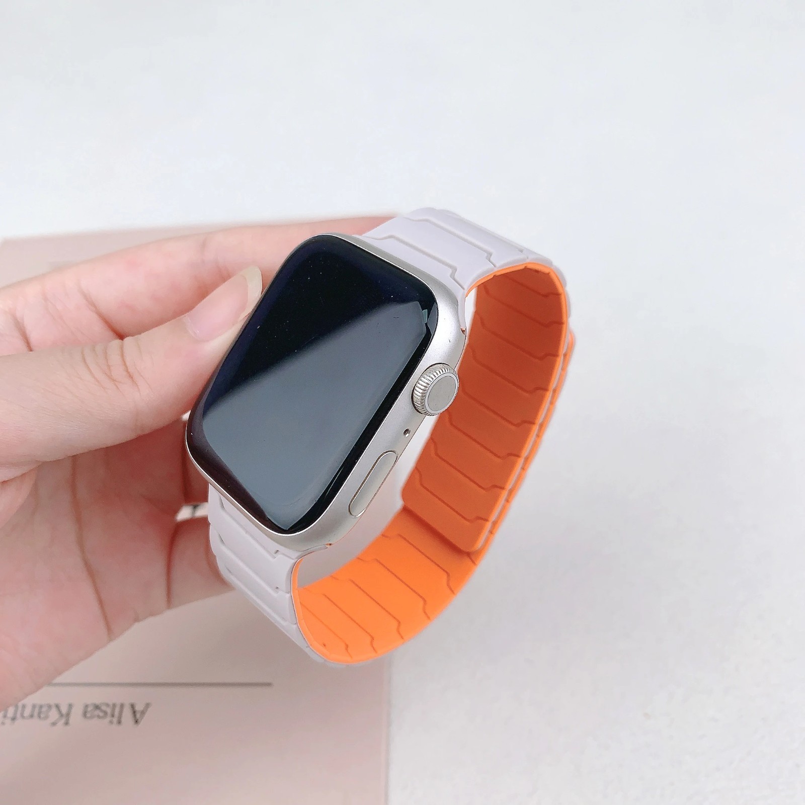 Magnetic Strap For iWatch Ultra 2 Series 10 9 8 7 SE 6 5 Silicone iWatch Band