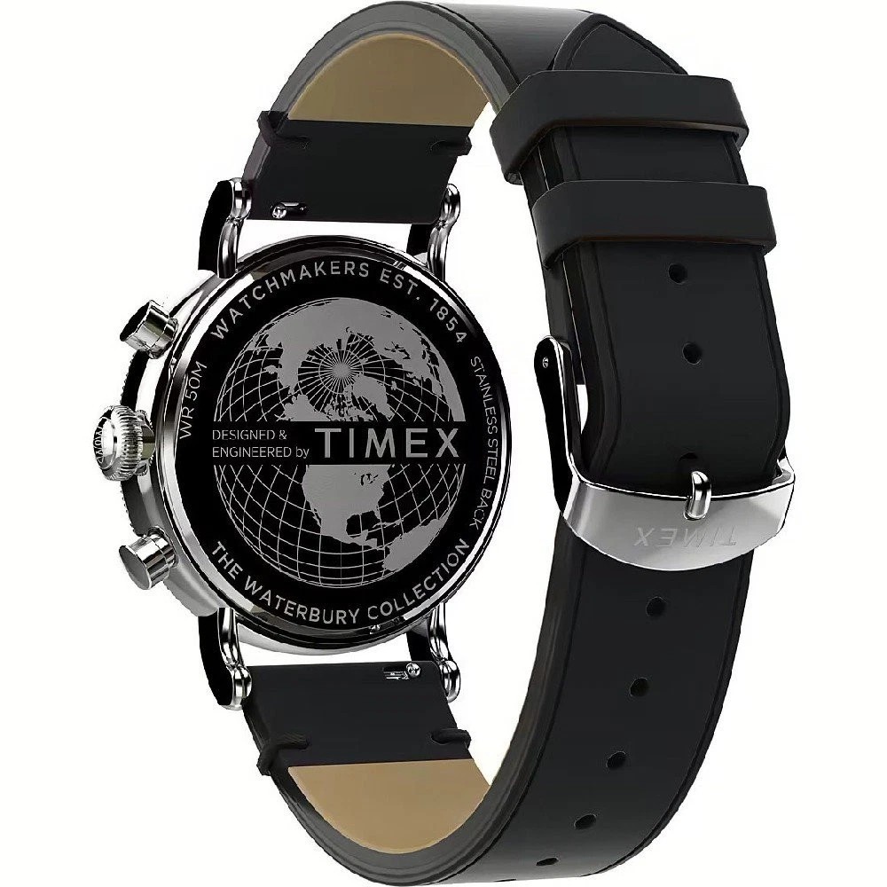 New Timex Standard Chronograph Black Men’s Watch TW2W20600