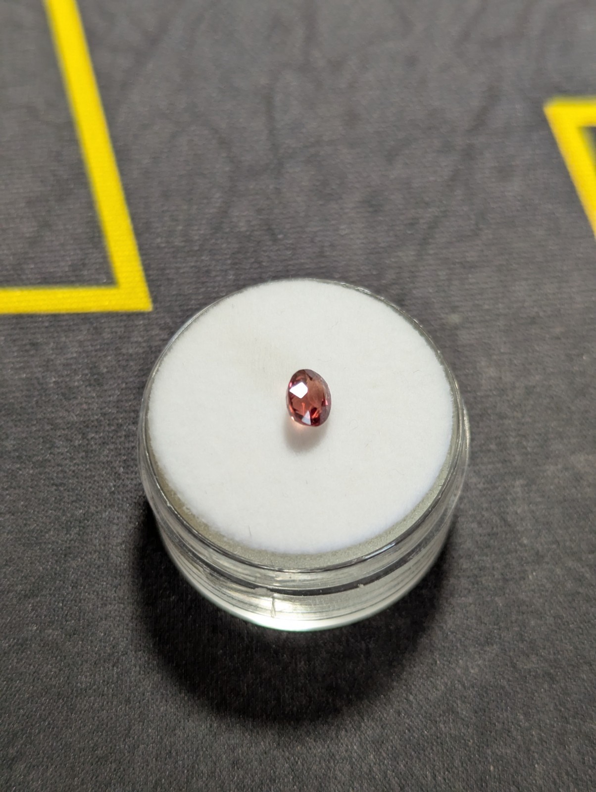 0.59ct 5.2×4.3mm Oval Cut Natural Orange Spinel – Burma Gemstone Loose