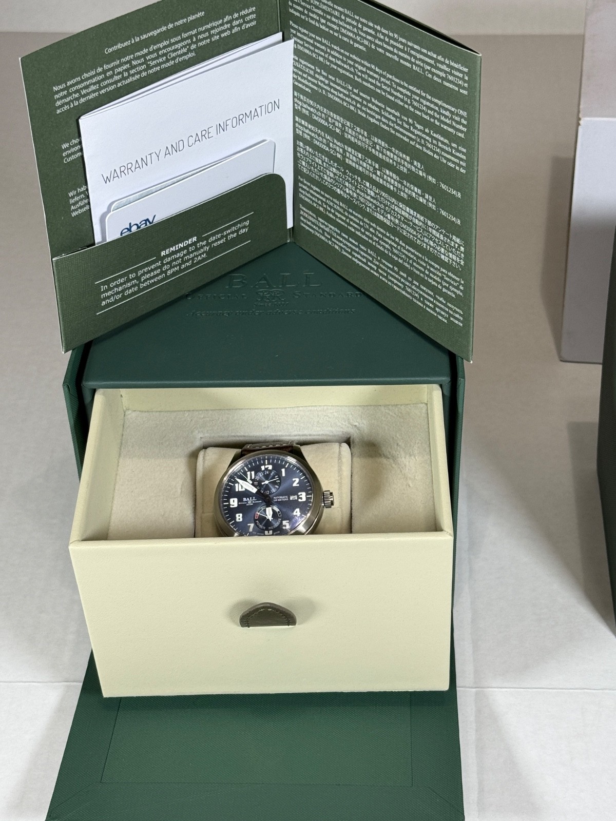 Ball Engineer Master II Voyager GM2128C-LJ-BE, Power Reserve, GMT