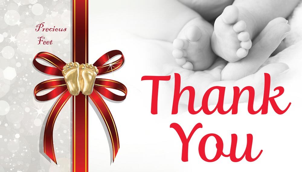 Precious Feet, Gold-Colored, Christmas Thank You Card Jewelry, Lapel Pin