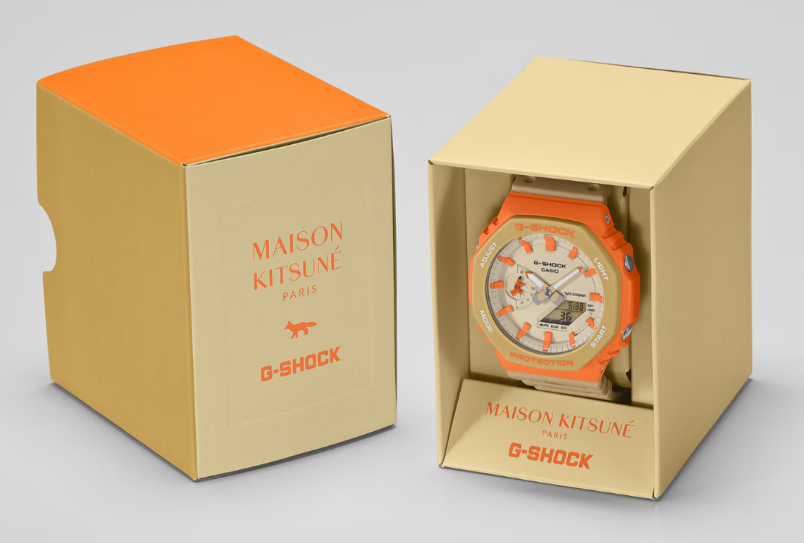 CASIO G-SHOCK x MAISON KITSUNE GA-2110MK-5AJR 2100 Series Japan New