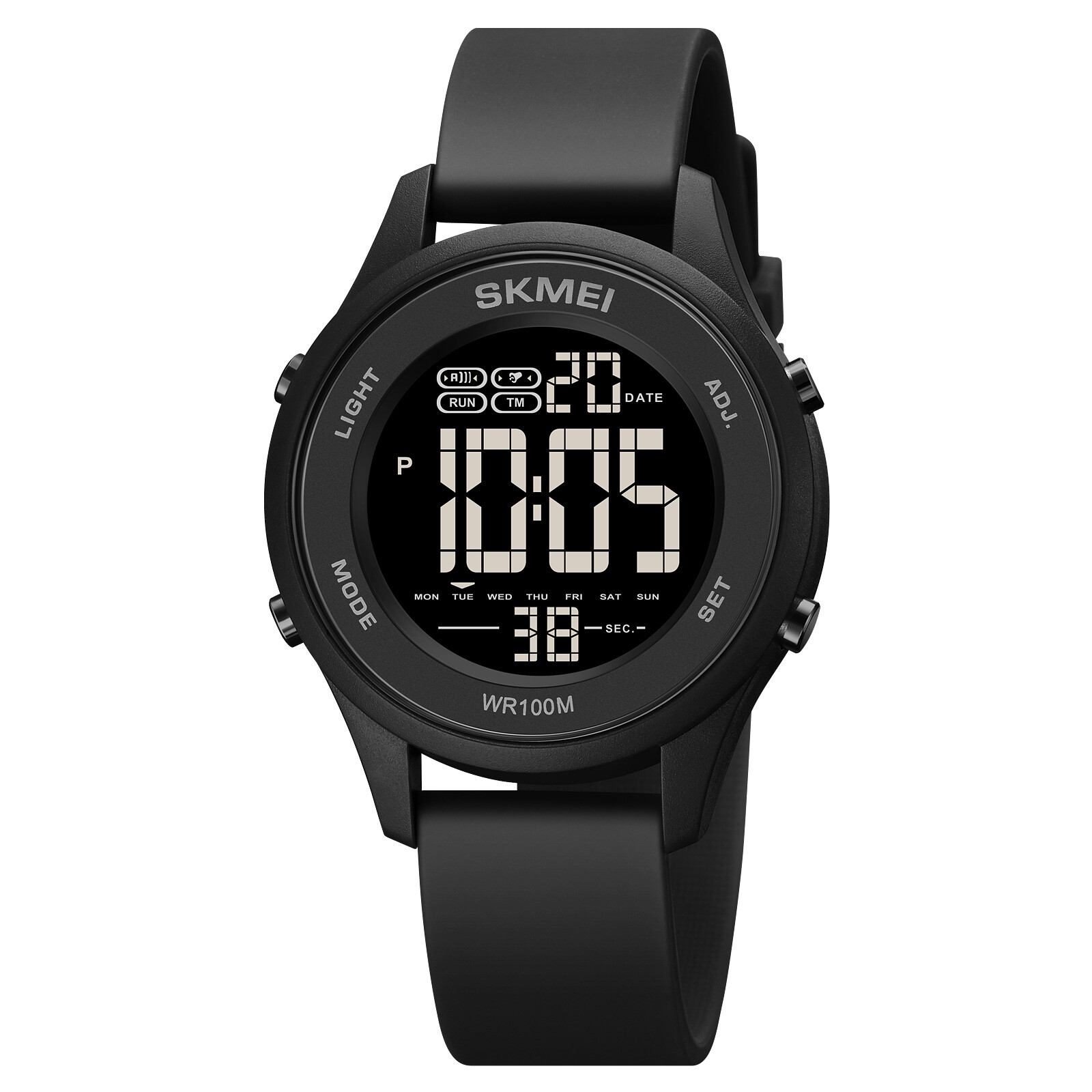 5atm Waterproof Men Women Boys Girls Sports Digital Wristwatch date Alarm Week