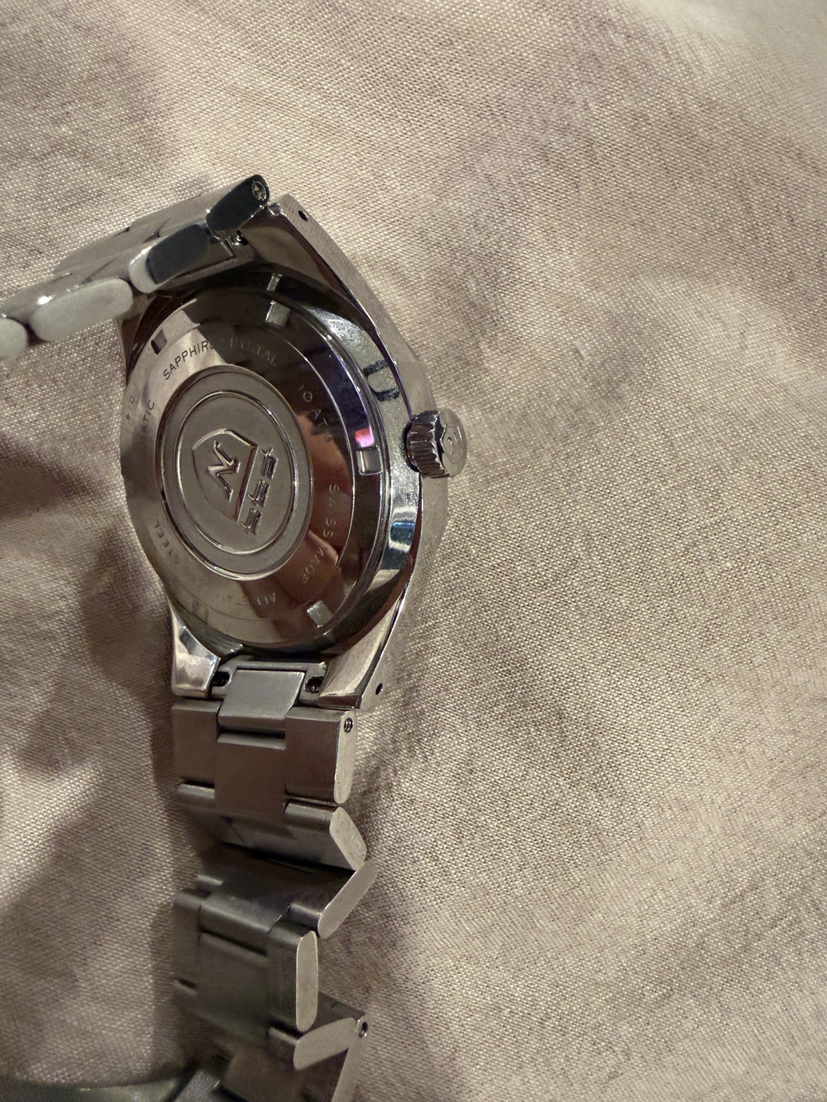 Nivada Grenchen F77 Onyx Dial No Date Automatic Watch 38mm