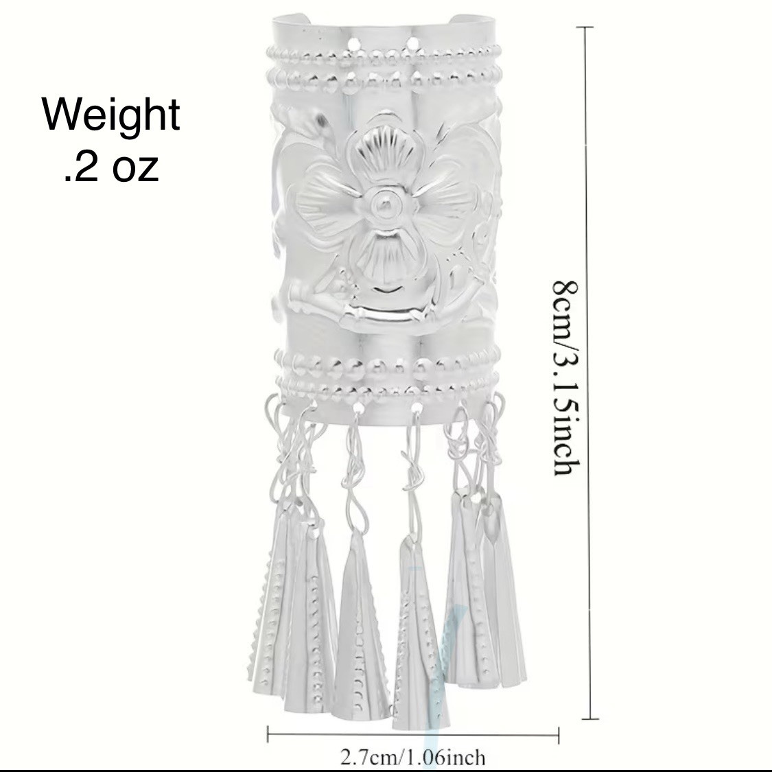 End-Cap Tribal-Style Punched-Aluminium Tassels Hair-braids Fashion* Accessory