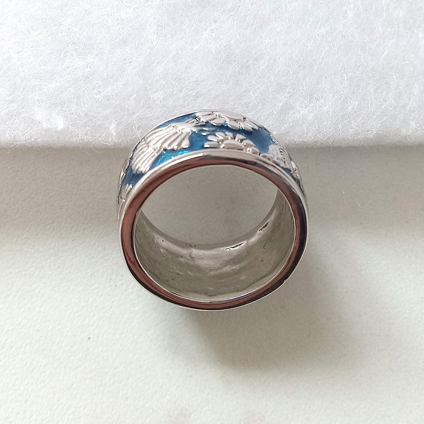Butterfly Flower .925 Sterling Silver Ring by Peter Stone Fine Jewelry Size 6