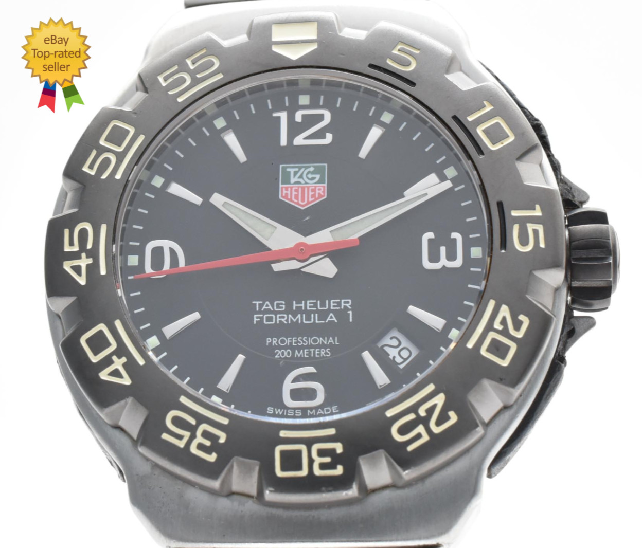 ▶️[ Exc+5 ] TAG HEUER Formula 1 WAC1110 Black Dial 39mm Men’s Quartz Watch JAPAN