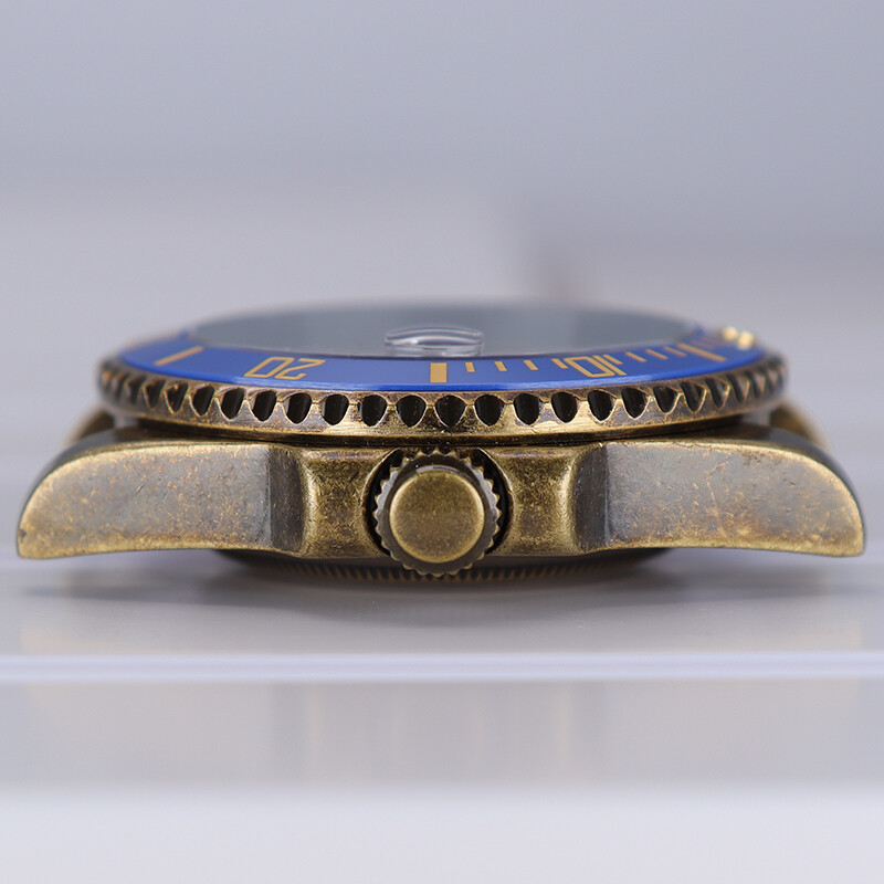 40mm Bronze Stainless Steel Watch Case For Seiko nh35 nh36 Movement 28.5mm Dial