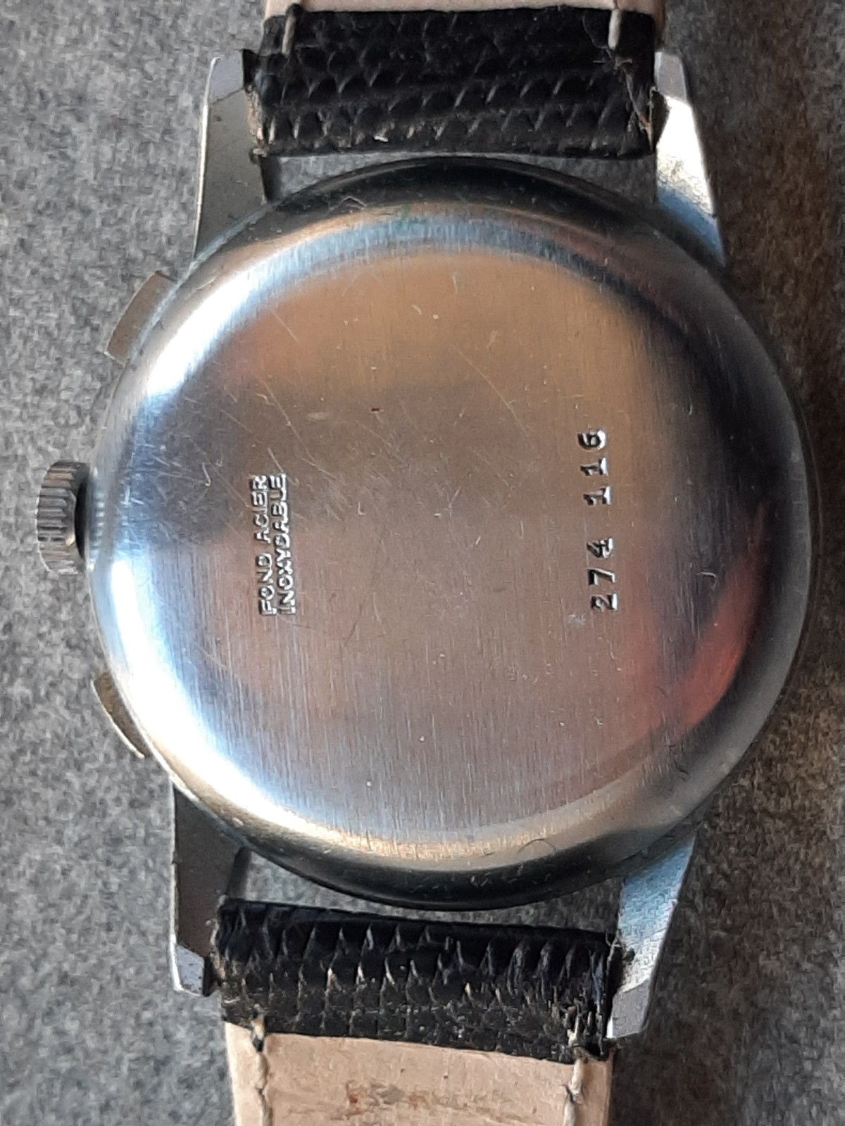 RARE IMPERIAL WATCH MANUAL CHRONOGRAPH 1950s Cal. LANDERON 52 Column Wheel