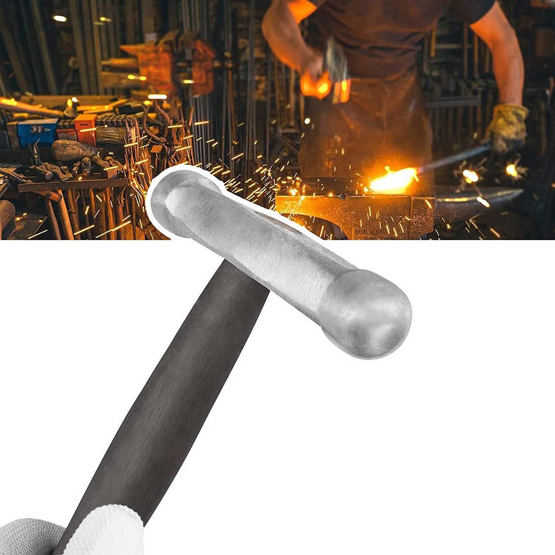 Goldsmiths Jewelers Ball Head Hammer Jewelry Making Tool Silversmith Texturing