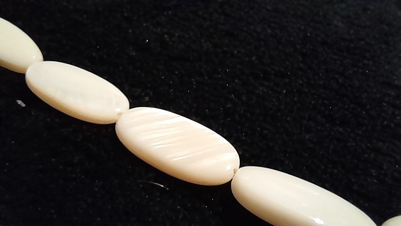 Mother of Pearl Prayernecklace – handmade 40cm length approx – FAST UK DELIVERY