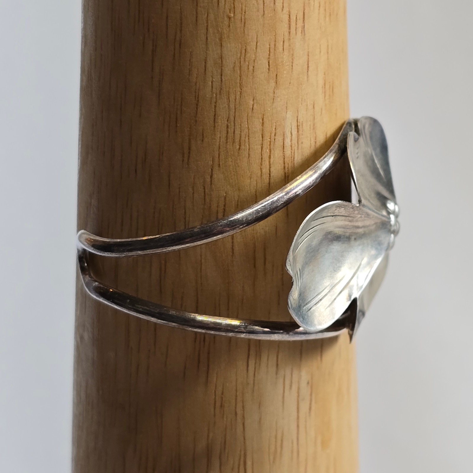 Sterling Silver Bracelet 16.55g Fine Jewelry 6″ Cuff Open End