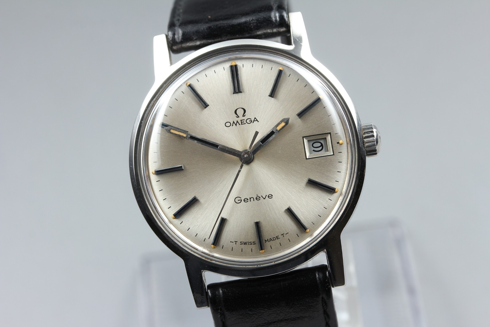 [Near MINT / Box] OMEGA Geneve Cal.613 Manual Winding Date Men’s From JAPAN