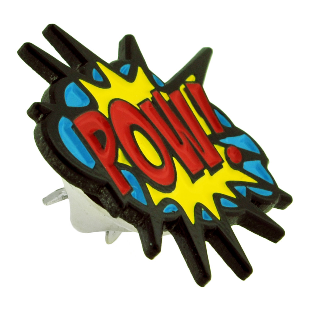 PinMart’s Boom! Pow! Trendy Action Comic Book Enamel Lapel Pin Set
