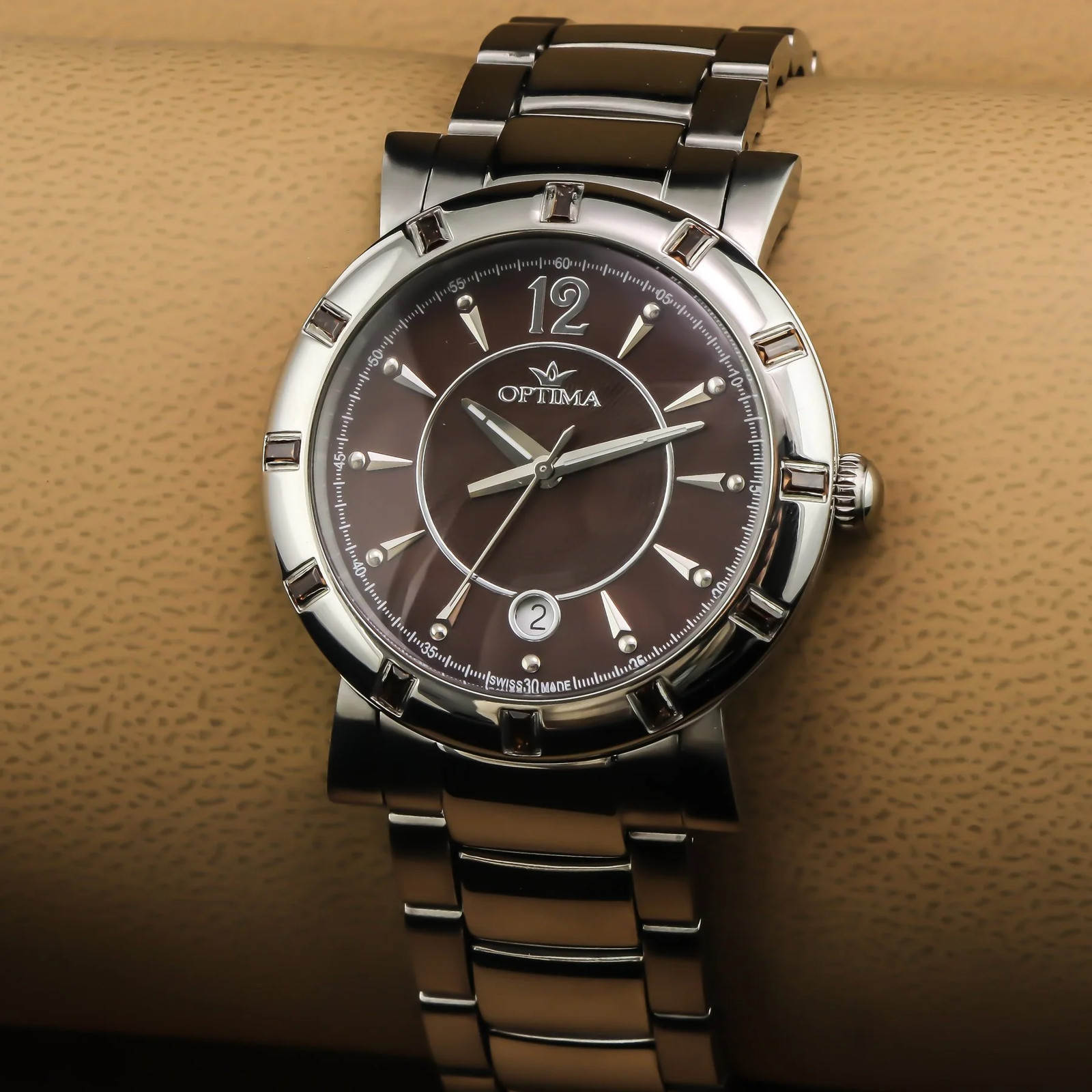 Optima – Swiss Watch – OSL265-SS-4 Quartz 39 mm OSL265 50 meters (5 ATM /