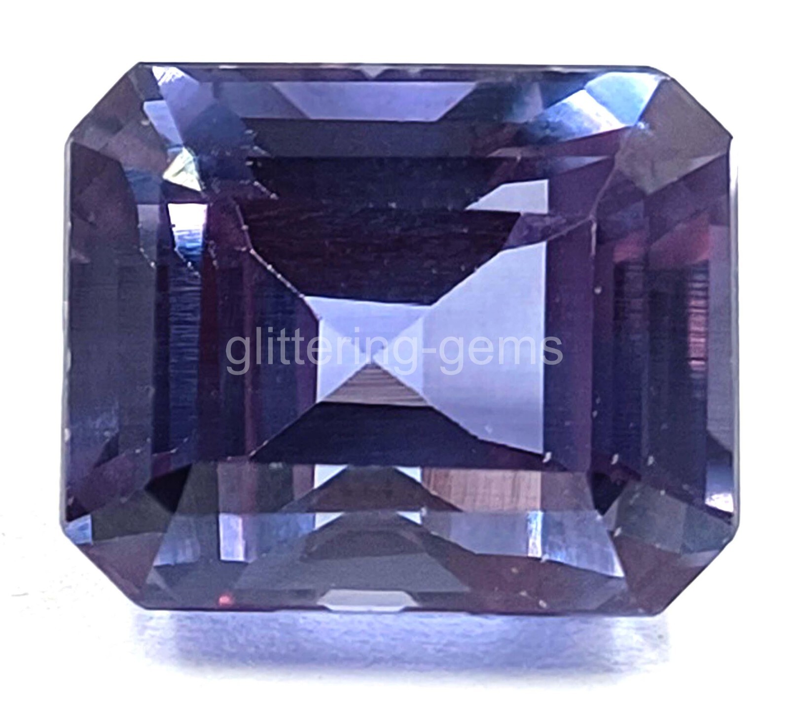 Emerald Cut Natural Color Changing Alexandrite Stone 15.0 Ct IGL Loose Gems 5JJN
